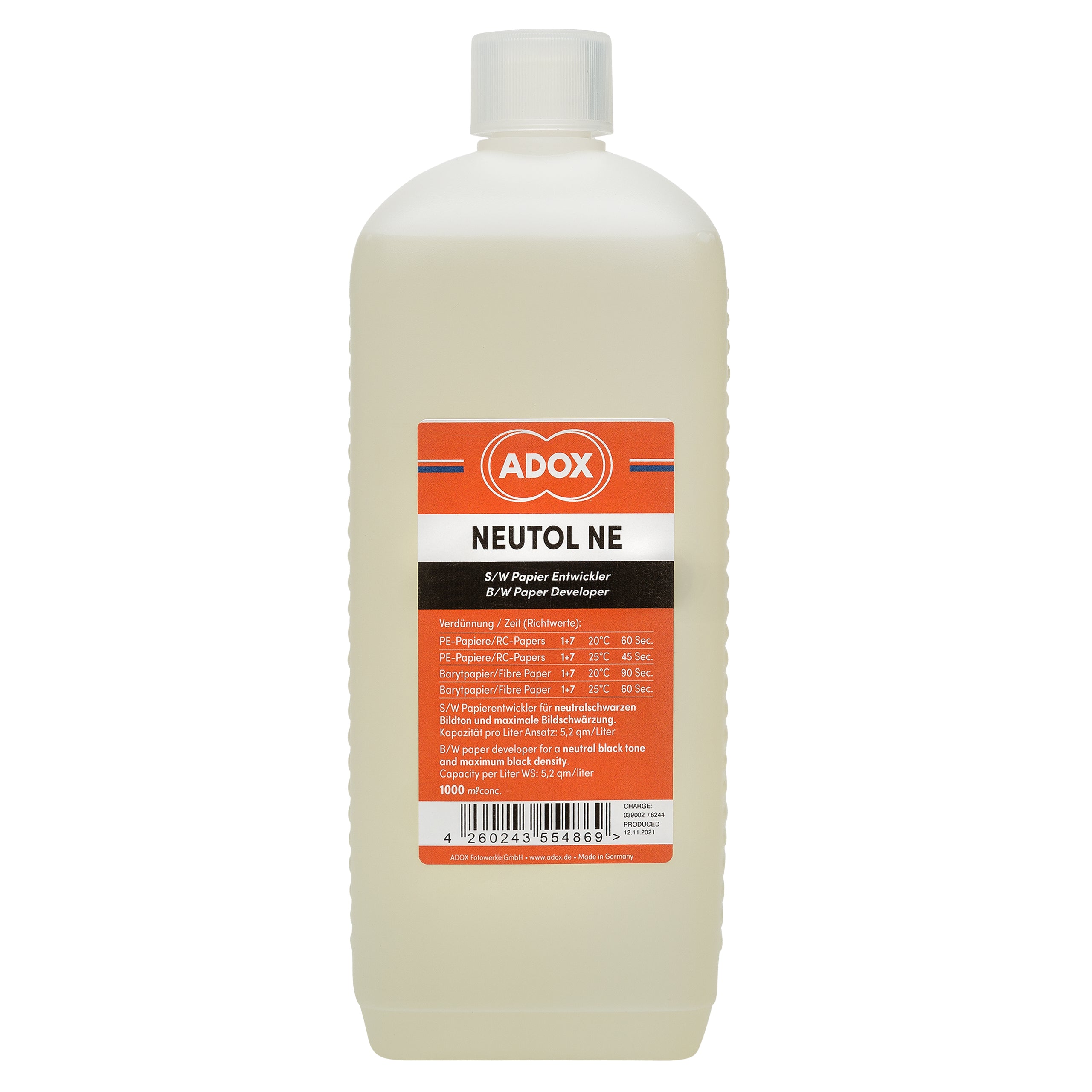 ADOX NEUTOL Liquid NE - Neutralton Papierentwickler (1000ml)