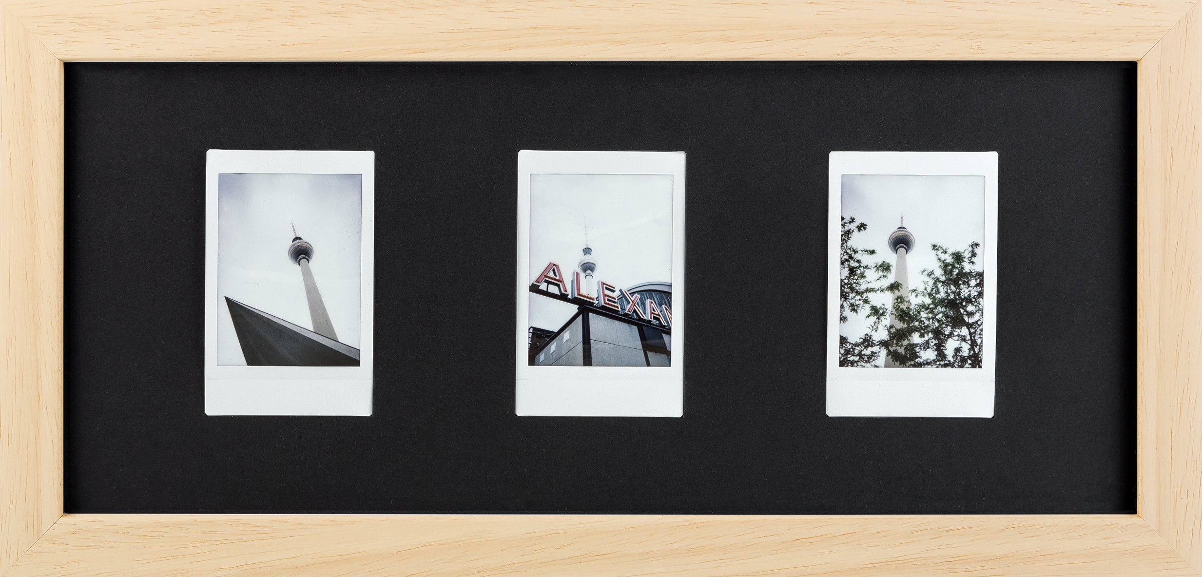 Cadre photo Fuji Instax Mini (naturel/noir)