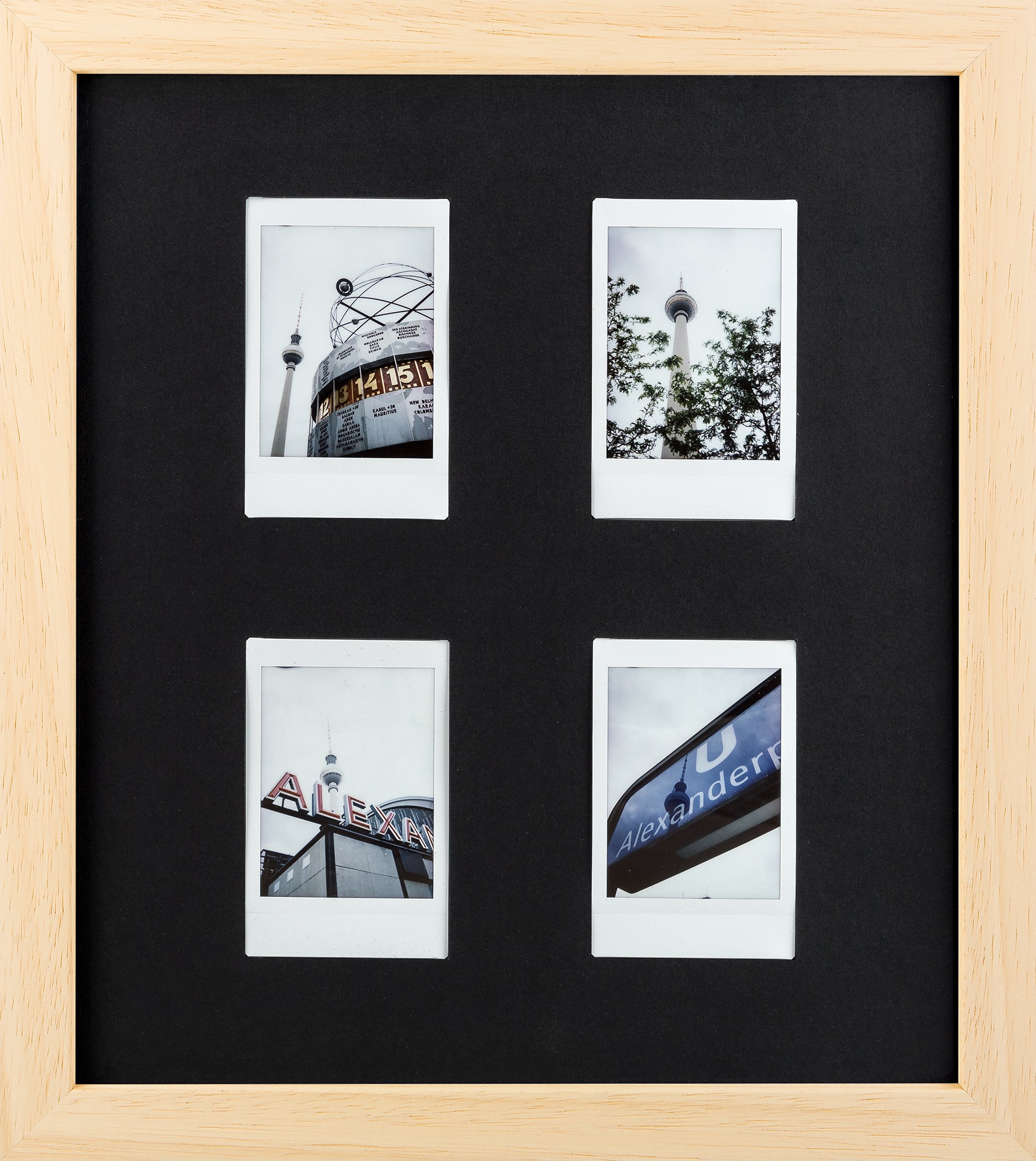 Cadre photo Fuji Instax Mini (naturel/noir)