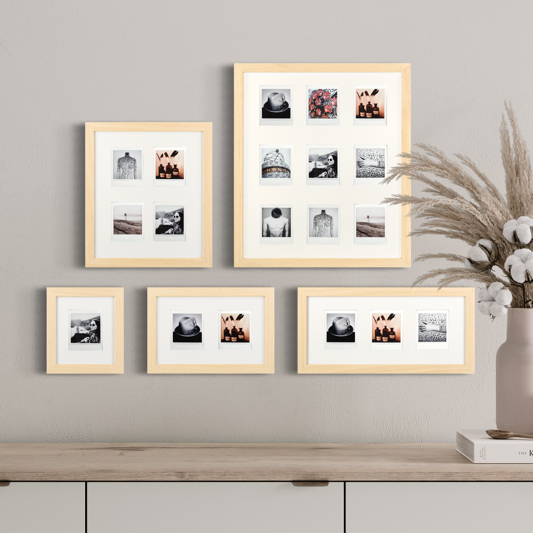 Fuji Instax Square picture frame (natural/white)