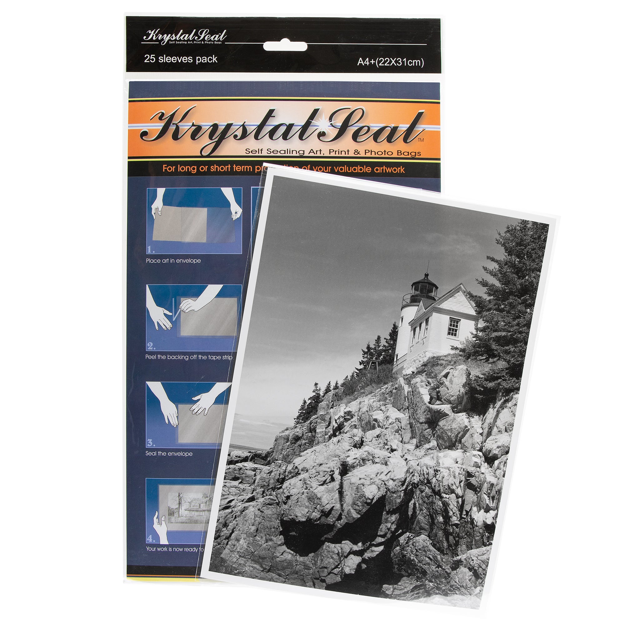 Pochettes Krystal Seal PP (Protecteurs d'art)