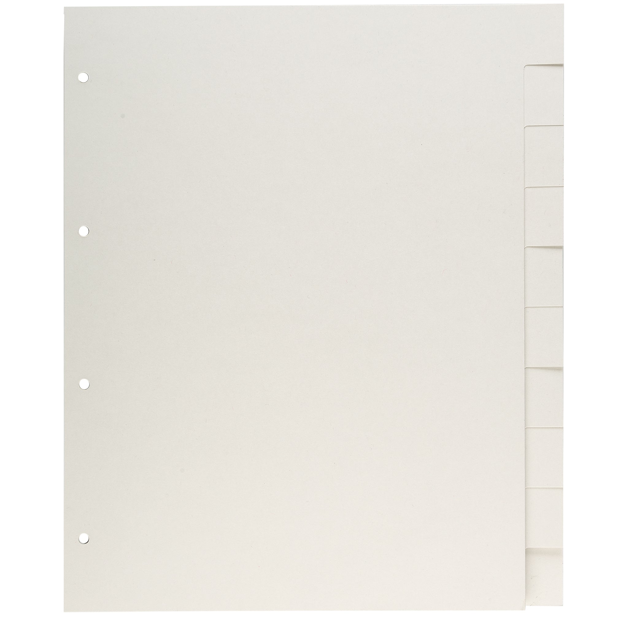 Archival paper register sheets