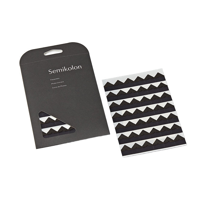Semikolon Fotoecken - in Schwarz