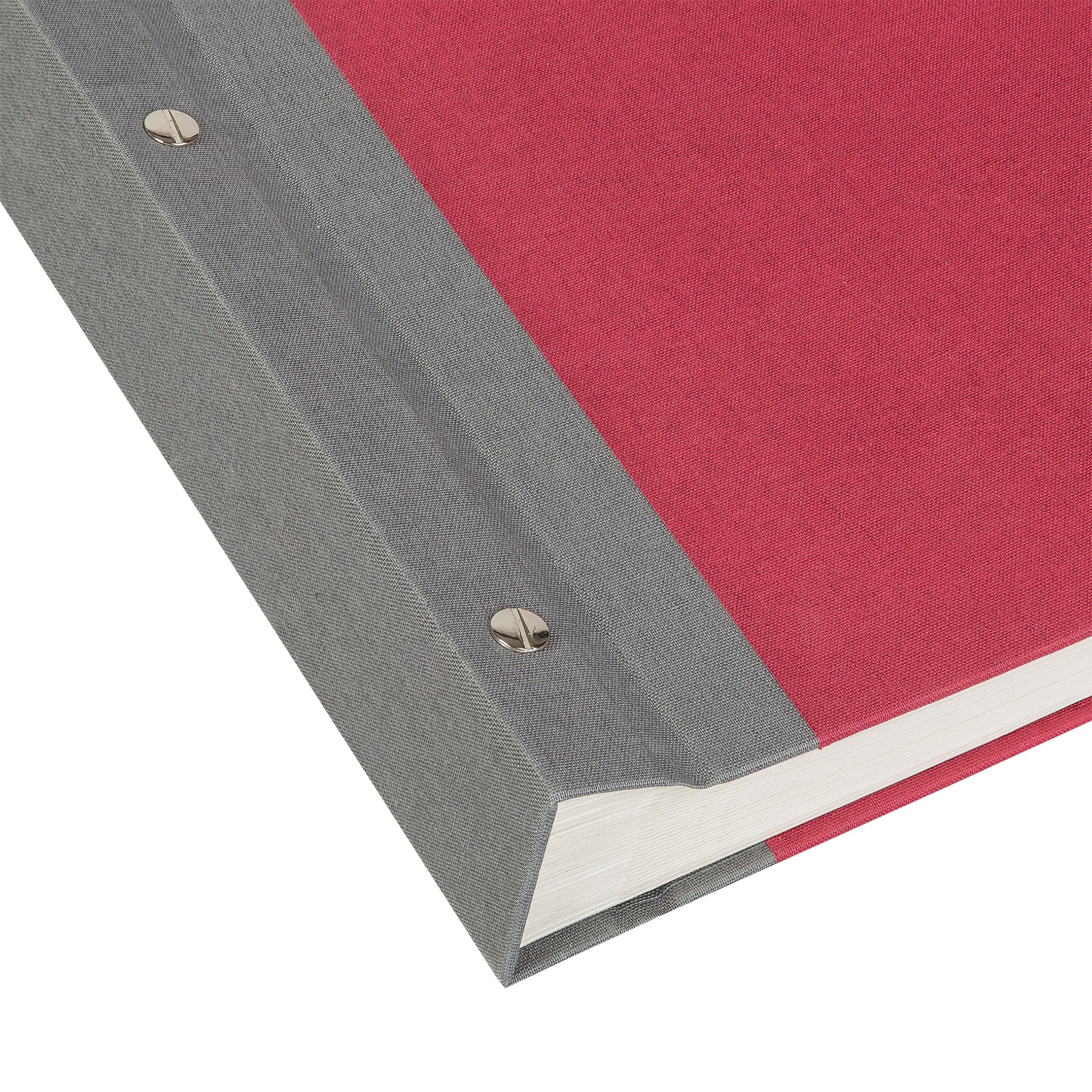 Album photo d'archives (rouge/gris)