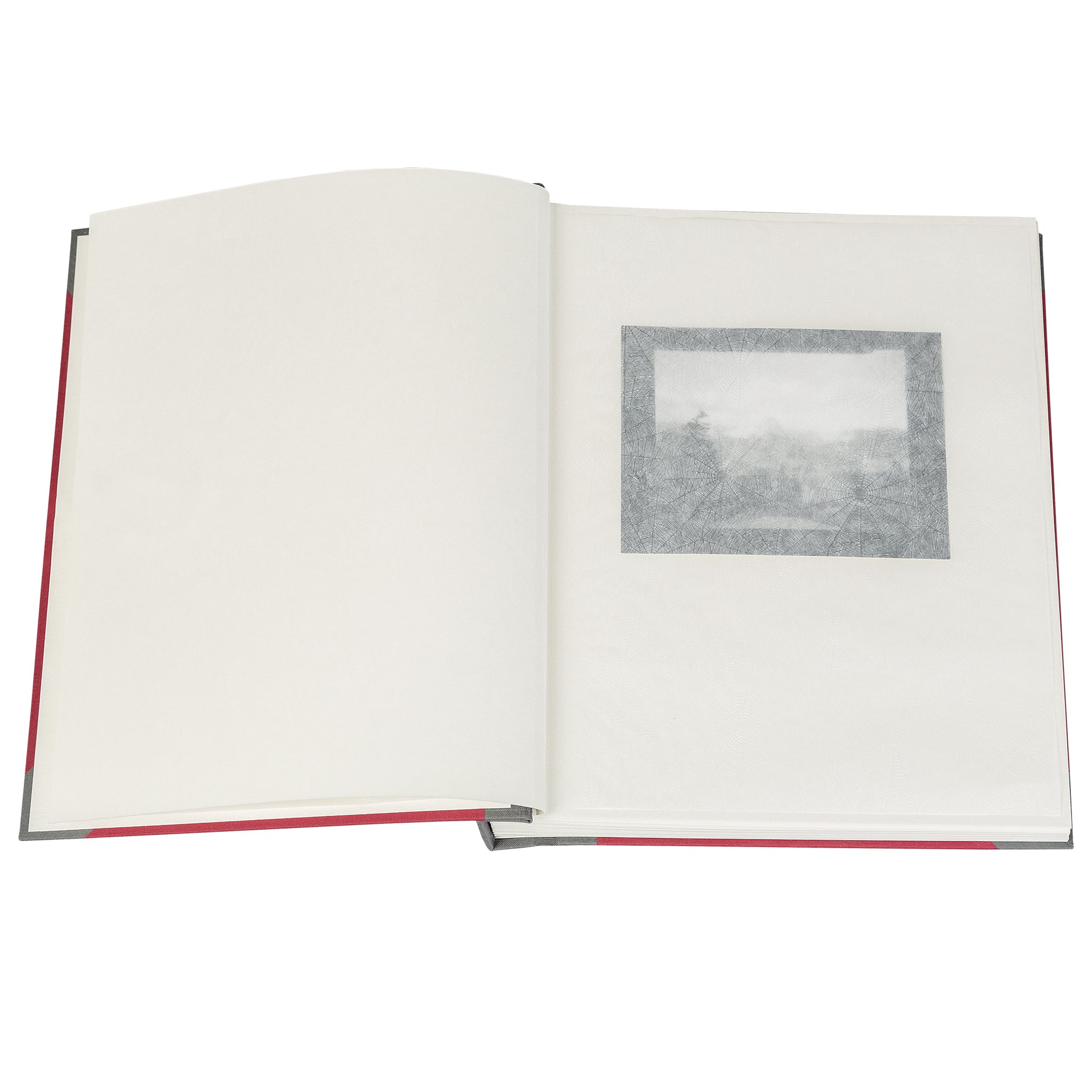 Album photo d'archives (rouge/gris)