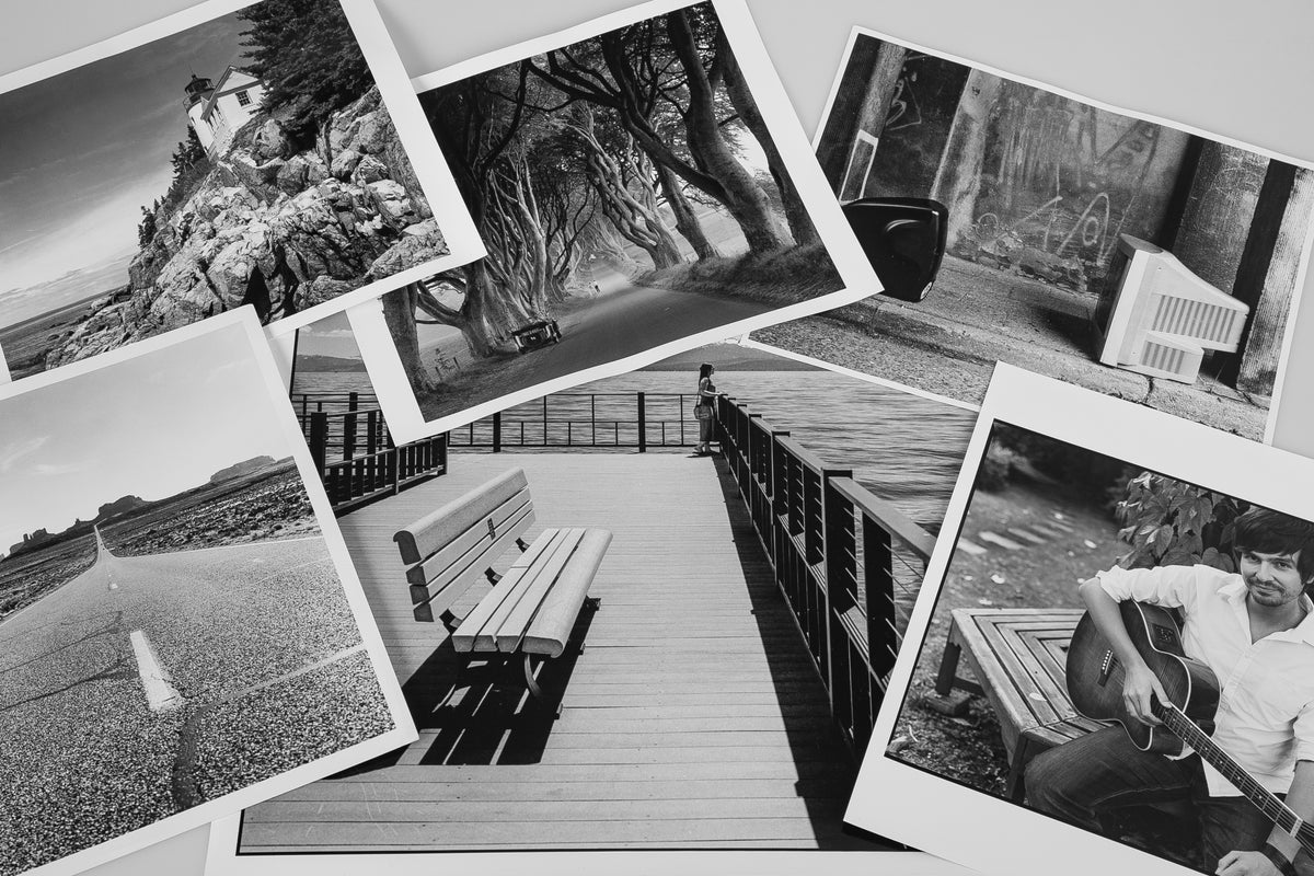 Analog black and white hand prints from your negatives
