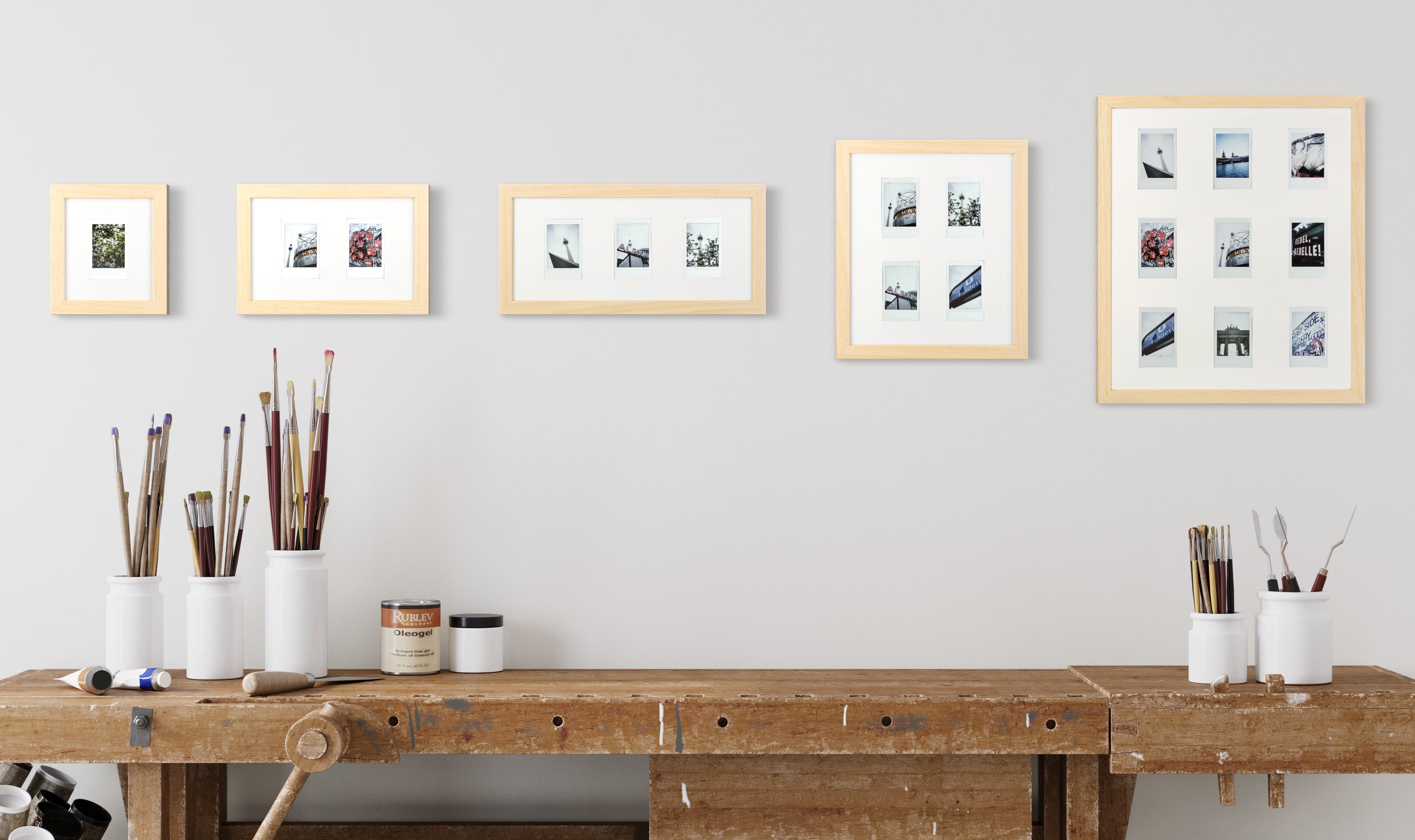 Fuji Instax Mini picture frame (natural/white)