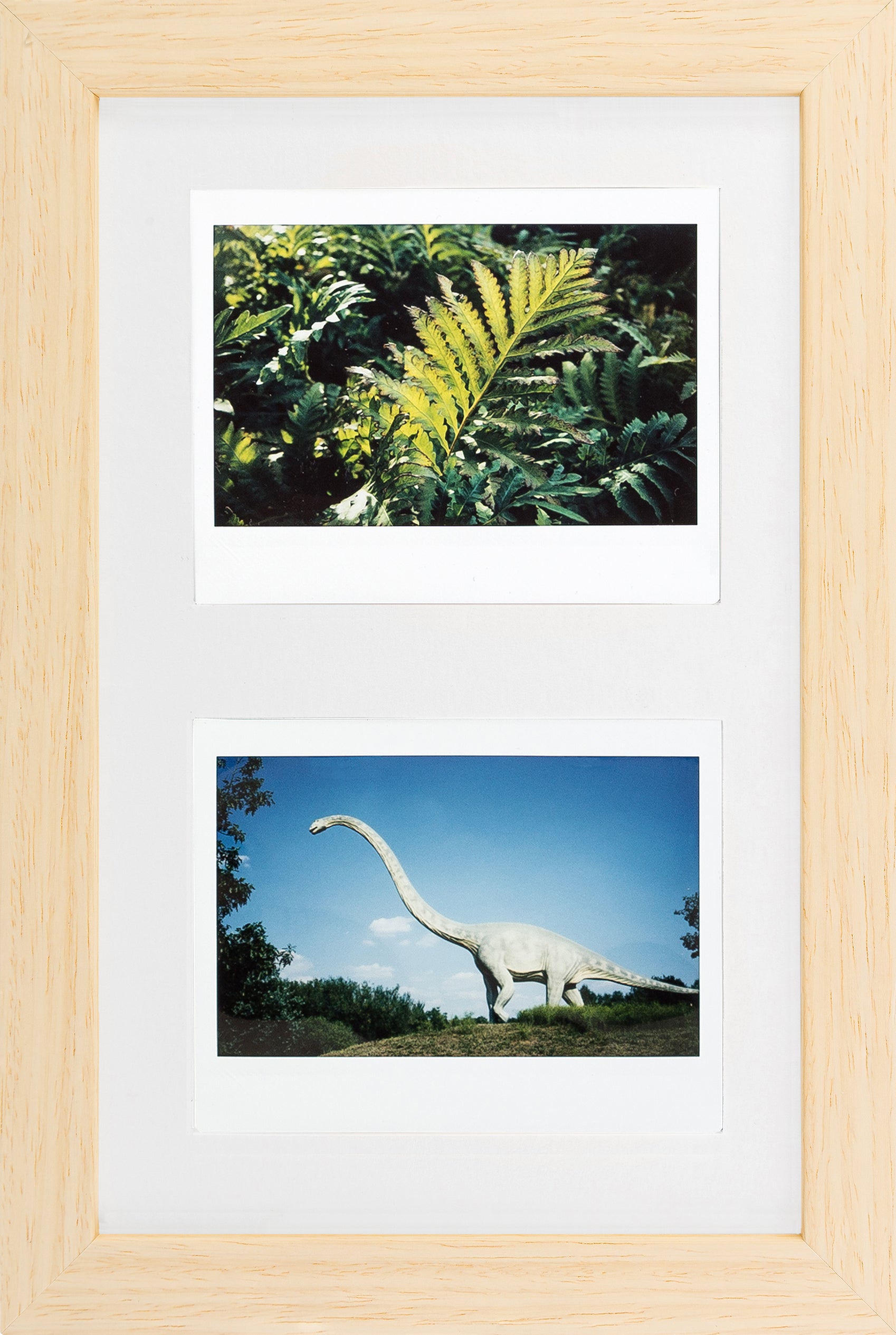 Cadre photo large Fuji Instax (naturel/blanc)