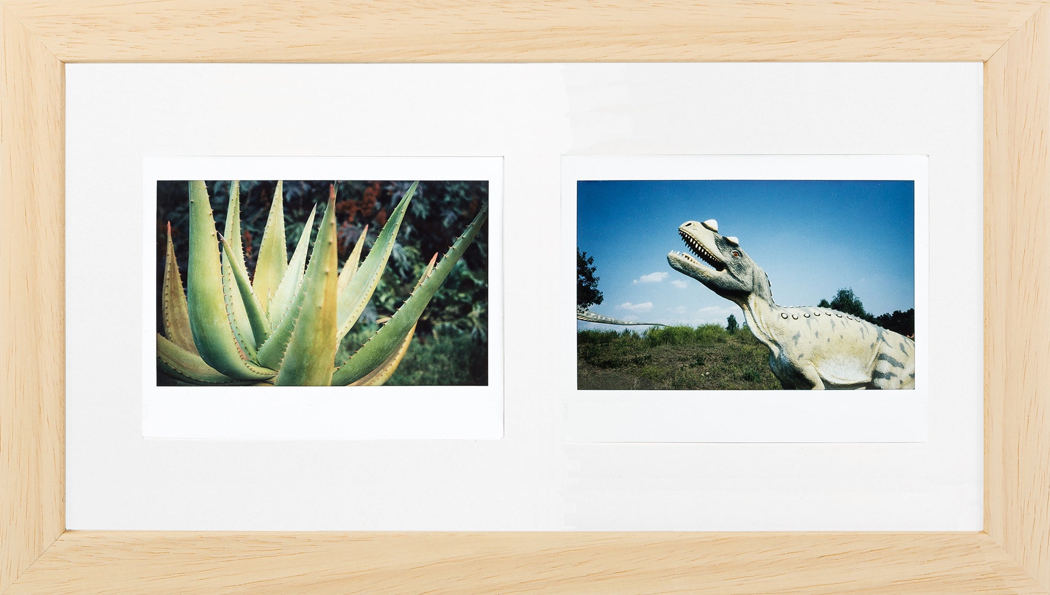 Cadre photo large Fuji Instax (naturel/blanc)