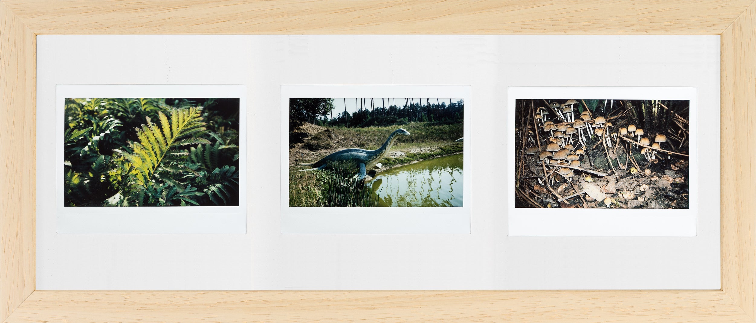 Cadre photo large Fuji Instax (naturel/blanc)
