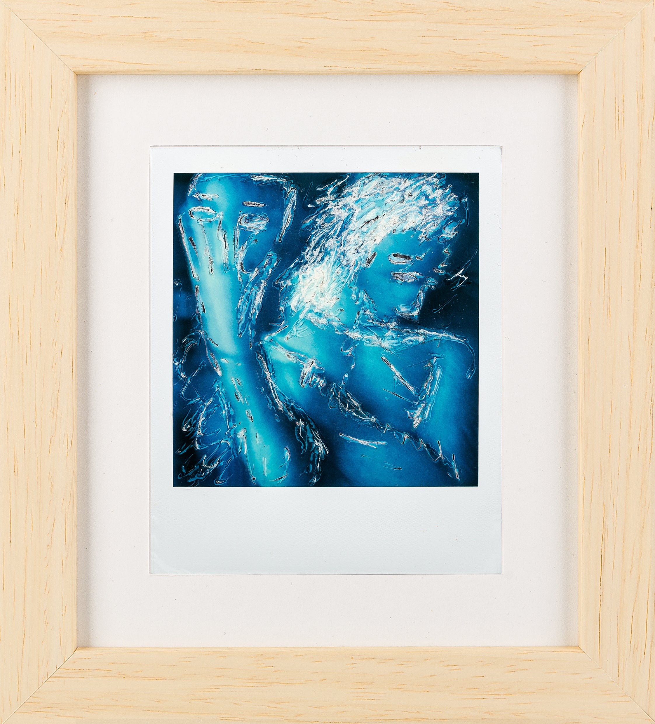 Polaroid picture frame (natural/white)