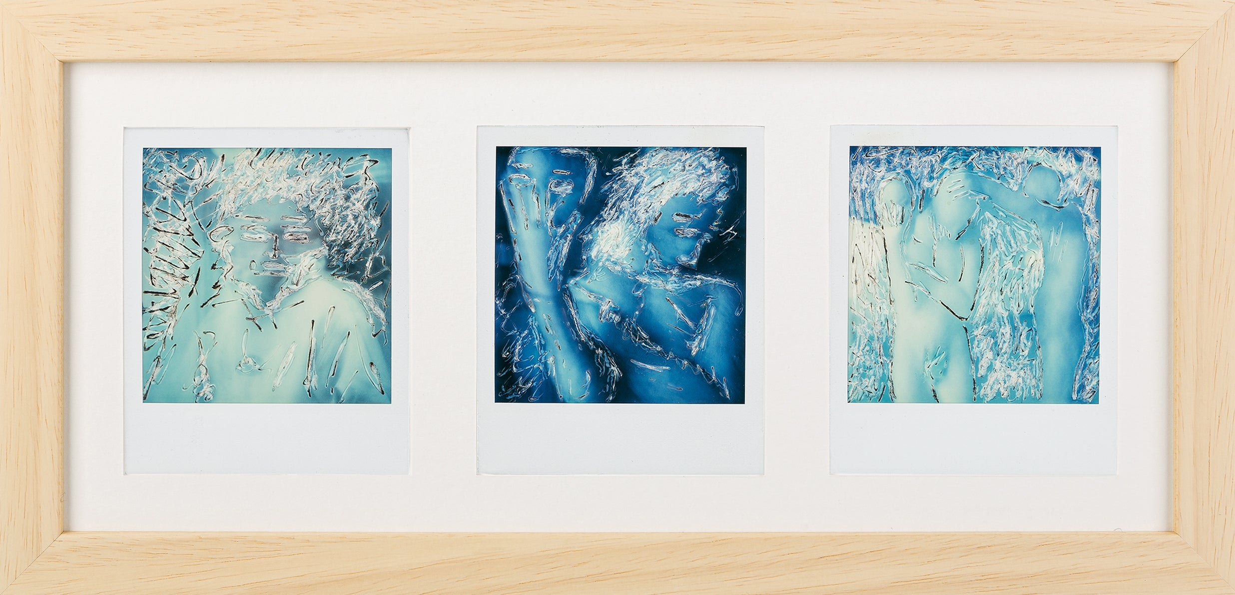 Polaroid picture frame (natural/white)