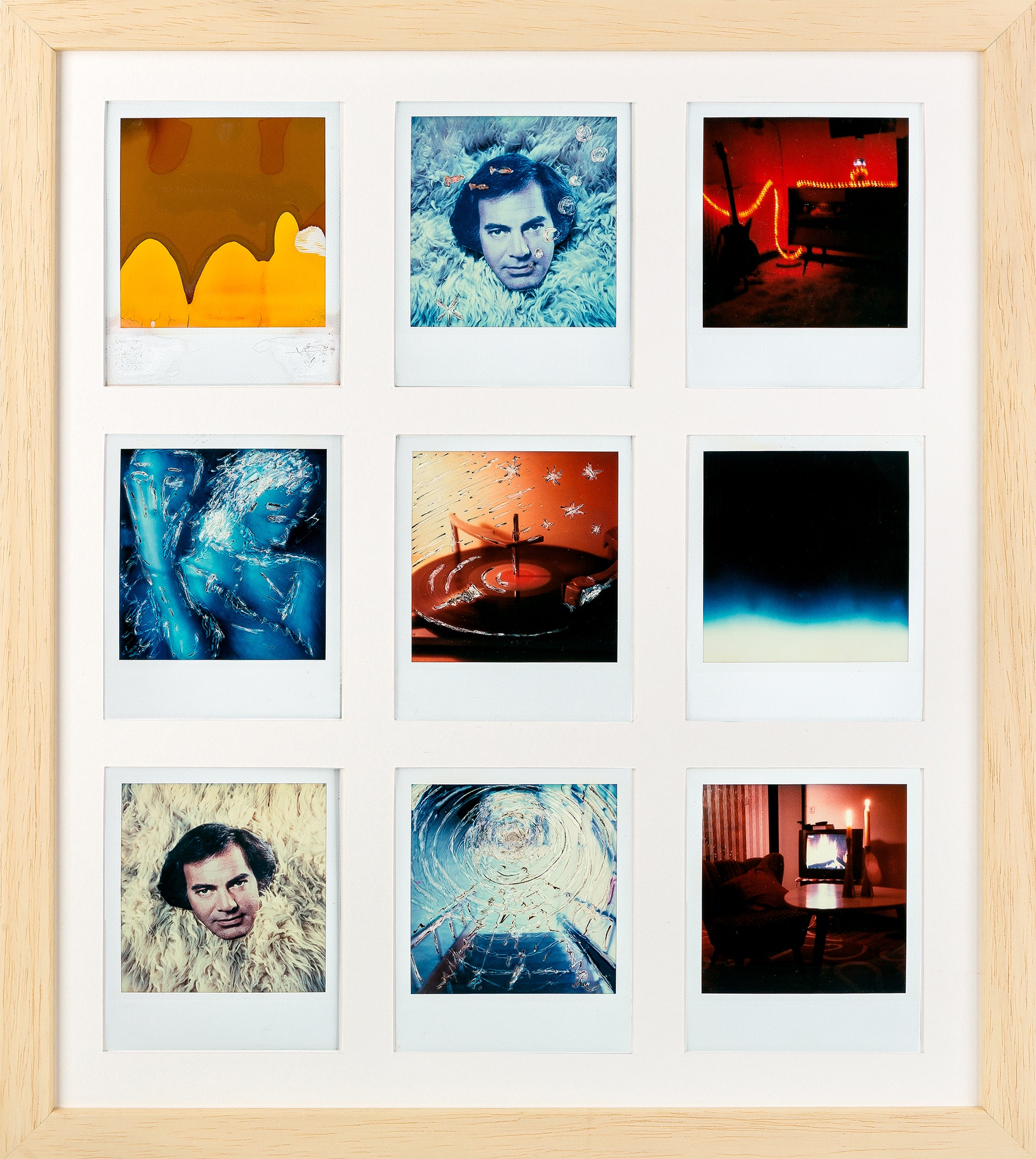 Polaroid picture frame (natural/white)