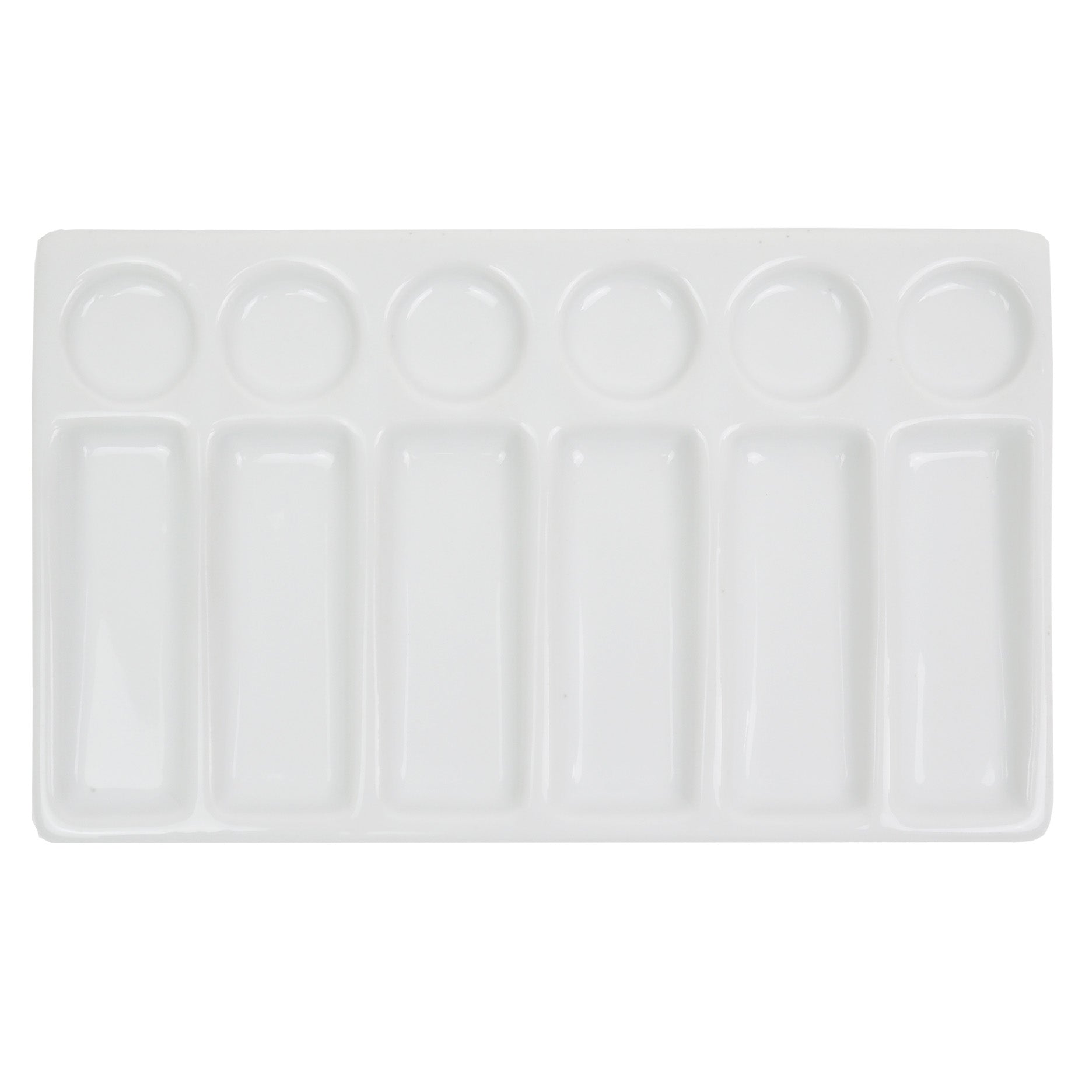 Palette de mélange en céramique (rectangulaire)
